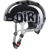 Uvex Casque Kid 3 - Enfants, noir Dirtbike - Taille 55-58 cm