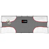 Pure Soccer Practice Net Noir 732 x 244 cm