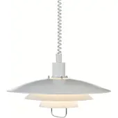 Markslöjd KIRKENES Lampe à suspendre blanche 1 ampoule