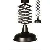 Globen Lighting Suspension, métal, E27, noir