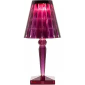 Kartell Lampe de Table , Big Battery, Violet, Salon / séjour, Plastique, Design