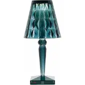 Kartell Big Battery Lampe de Table Portative Plug | Light blue