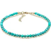 Elli Bracelet turquoise / or