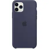 Apple iPhone 11 Pro Back Cover Silicone Bleu nuit