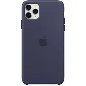 Apple iPhone 11 Pro Max Back Cover Silicone Bleu nuit