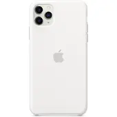 Apple iPhone 11 Pro Max Back Cover Silicone Blanc