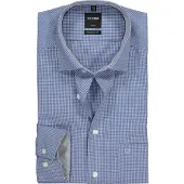 Olymp Chemise bleu fumé / blanc