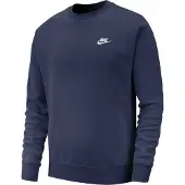 Nike Sweat-shirt 'Club Fleece' marine / blanc