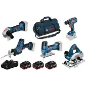 Bosch 5 Toolkit 18 V 0615990L59 Set Combiné