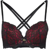 LASCANA Soutien-gorge rouge / noir