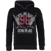 Cipo & Baxx Sweat-shirt gris / rouge / noir