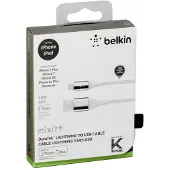 Belkin Duratek Câble USB-A vers Lightning Argent 1,2 Mètre