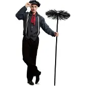MOM Chimney Sweep Man Costume Noir M-L Enfants