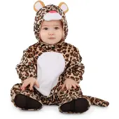 MOM Leopard Junior Costume Doré 7-12 Months Enfants