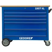 Gedore 1507 XL 50001 Etabli à roulettes avec 6 tiroirs, 3127834