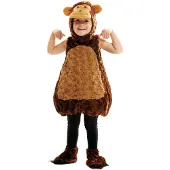 MOM Stuffed Monkey Junior Costume Marron 3-4 Years Enfants