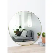 You do it Miroir Jersey - aspect laiton Ø80 cm