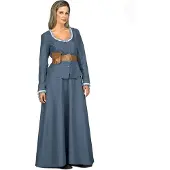 MOM West Girl Woman Costume Bleu M-L Enfants