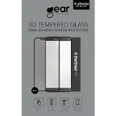 Ginza.se GEAR Glass Prot. Curved 3D PLATINUM (1 pcs, Apple iPhone 11 Pro, Apple iPhone X, Apple iPhone XS), Téléphone portable : film de protection, Noir, Transparent