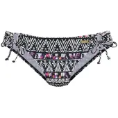 LASCANA Bas de bikini mélange de couleurs / noir