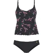 LASCANA Tankini rose / noir