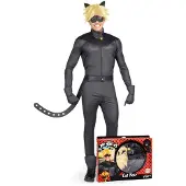 MOM Cat Man Costume Gris XS Enfants