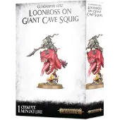 Games Workshop Warhammer AoS - Gloomspite Gitz Loonboss sur Giant Cave Squig (Matières plastiques)