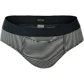Hom Slip 'Simon' bleu nuit / blanc