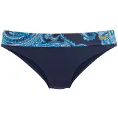 LASCANA Bas de bikini 'Boho' bleu marine / bleu ciel