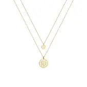 Elli Chaîne 'Lebensblume, Mutter und Kind' jaune d'or