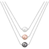 Elli Chaîne 'Layer' rose ancienne / noir / argent / blanc