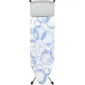 Brabantia "Solide" PerfectFlow taille C - Table à repasser à bulles avec repose-support de centrale vapeur