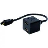 Digitus Splitter Doubleur HDMI mâle vers 2 HDMI Femelles 1.3