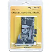 DeLOCK Carte PCI Express 4x série + parallèle -