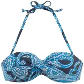 LASCANA Hauts de bikini 'Boho' bleu marine