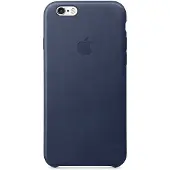 Apple Coque en cuir pour Apple iPhone 6/6s Bleu