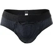 Hom Slip 'Simon' gris / noir