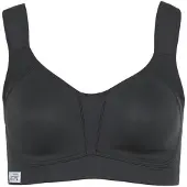 LASCANA Soutien-gorge de sport noir / blanc