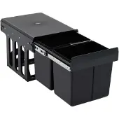 vidaXL Collecteur de déchets Soft-Close 36 L