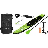 XQ Max Stand Up Paddle Board SUP - 320 x 76 x 15 cm - jusqu'à 150 kg avec pagaie, pompe et sac