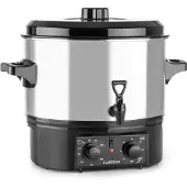 Klarstein Biggie Small - Distributeur de boissons chaudes (vin chaud, thé café) / stérilisateur électrique de bocaux de capacité 16L