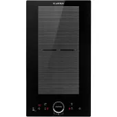 Klarstein Plaque Induction 3500W, Plaque de Cuisson Electrique à Induction, Plaque Induction Encastrées 2 Feux, Tables de Cuisson Encastrable, Contrôle Tactile, Rechaud Electrique pour la Cuisine