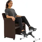 Tunturi Mini-vélo d'appartement fitness pliable Easy blanc