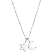 Elli Chaîne 'Halbmond, Sterne' argent