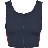 Urban Classics Haut bleu marine / rouge feu / blanc