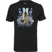 Merchcode Tupac Heaven Short Sleeve T-shirt Noir L Homme