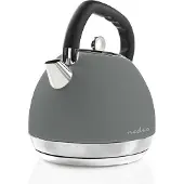 Nedis Bouilloire électrique 1,8 l Soft-touch Gris - Nedis