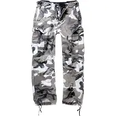 Brandit Pantalon cargo anthracite / taupe / kaki / blanc