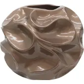 Europalms Cache-pot design BUBBLE-35, marron
