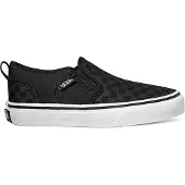 Vans Baskets Vans Enfant Asher Checkers Black-Taille 29